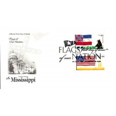 #4300 FOON: Mississippi Flag Combo Artcraft FDC