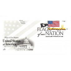 #4302 FOON: US Flag Artcraft FDC