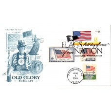 #4302 FOON: US Flag Combo Artcraft FDC