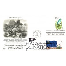 #4306 FOON: Nevada Flag Dual Artcraft FDC