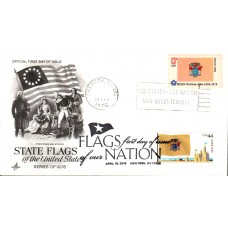 #4308 FOON: New Jersey Flag Dual Artcraft FDC