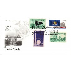 #4310 FOON: New York Flag Combo Artcraft FDC