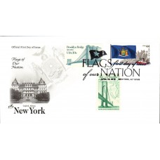 #4310 FOON: New York Flag Combo Artcraft FDC