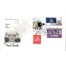 #4310 FOON: New York Flag Combo Artcraft FDC