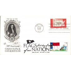 #4311 FOON: North Carolina Flag Dual Artcraft FDC