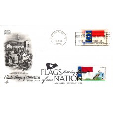 #4311 FOON: North Carolina Flag Dual Artcraft FDC