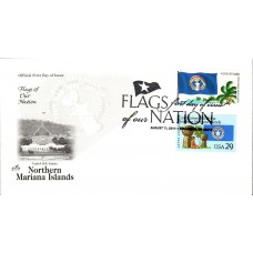 #4313 FOON: Northern Marianas Flag PNC Combo Artcraft FDC