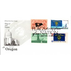 #4316 FOON: Oregon State Flag Combo Artcraft FDC