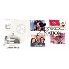 #4322 FOON: Tennessee State Flag Combo Artcraft FDC 