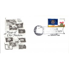 #4324 FOON: Utah State Flag Artcraft FDC