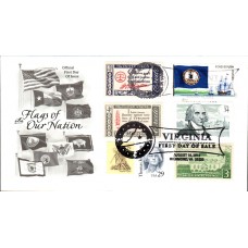 #4327 FOON: Virginia State Flag Combo Artcraft FDC