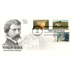 #4473 Winslow Homer Combo Artcraft FDC