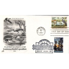 #4667 Louisiana Statehood Dual Artcraft FDC