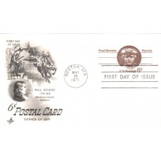 #UX58 Paul Revere Artcraft FDC