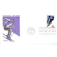 #3180 Alpine Skiing Artmaster FDC