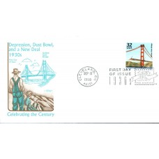 #3185l Golden Gate Bridge Artmaster FDC