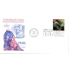 #3186f TV Entertains America Artmaster FDC