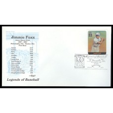 #3408n Jimmie Foxx Artmaster FDC