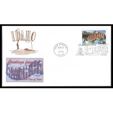 #3572 Greetings From Idaho Artmaster FDC