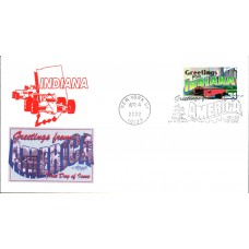 #3574 Greetings From Indiana Artmaster FDC