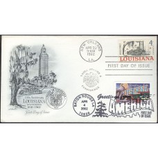 #3578 Greetings From Louisiana Dual Artmaster FDC