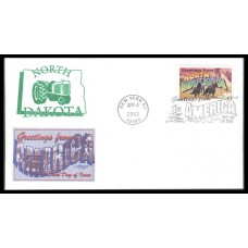 #3594 Greetings From North Dakota Artmaster FDC