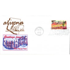 #3698 Greetings From Arizona Artmaster FDC