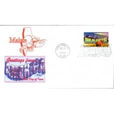 #3714 Greetings From Maine Artmaster FDC