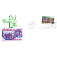 #3724 Greetings From New Hampshire Artmaster FDC