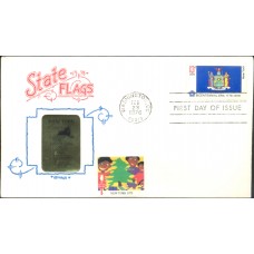 #1643 New York State Flag Artopages FDC