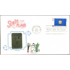 #1646 Vermont State Flag Artopages FDC