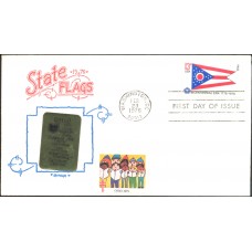 #1649 Ohio State Flag Artopages FDC