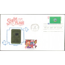 #1674 Washington State Flag Artopages FDC