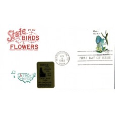 #1964 Idaho Birds - Flowers Artopages FDC