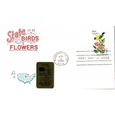 #1967 Iowa Birds - Flowers Artopages FDC