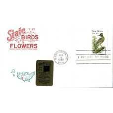 #1983 New Mexico Birds - Flowers Artopages FDC