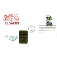 #1994 Tennessee Birds - Flowers Artopages FDC