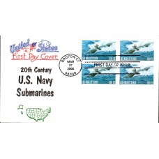 #3372 US Navy Submarine Artopages FDC