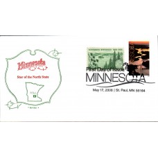 #4266 Minnesota Statehood Combo Artopages FDC