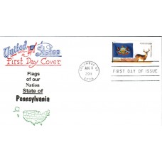 #4317 FOON: Pennsylvania State Flag Artopages FDC