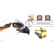 #2907 Eagle and Shield Barre FDC