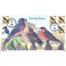 #3033 Eastern Bluebird Barre FDC