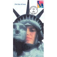 #3122 Statue of Liberty Barre FDC