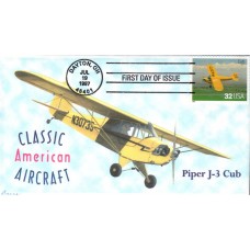 #3142c Aircraft: Cub Barre FDC