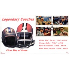 #3143-46 Legendary Football Coaches Barre FDC