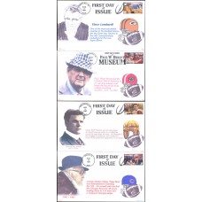 #3147-50 Legendary Football Coaches Barre FDC Set