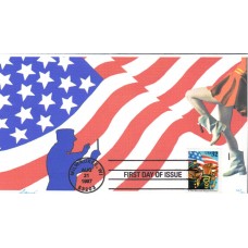 #3153 Stars and Stripes Barre FDC