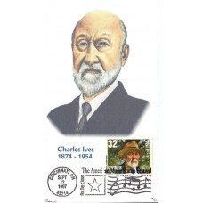 #3164 Charles Ives Barre FDC