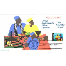 #3175 Kwanzaa Barre FDC