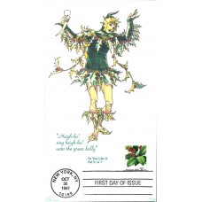 #3177 American Holly Barre FDC